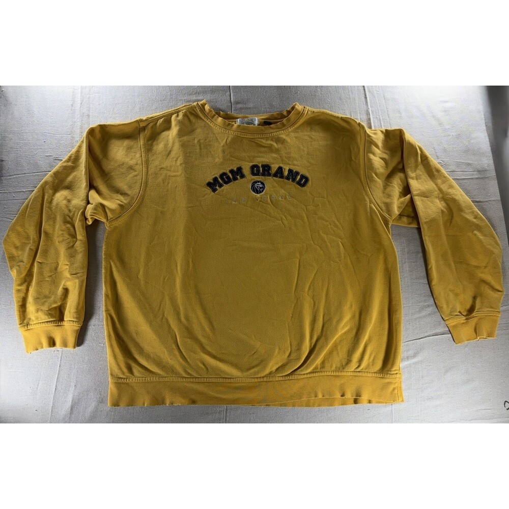 Yellow MGM Grand Crewneck - Size XL